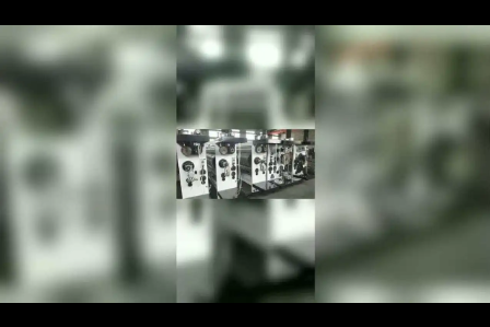 四色印刷開槽大聯(lián)動，圓壓圓模切視頻